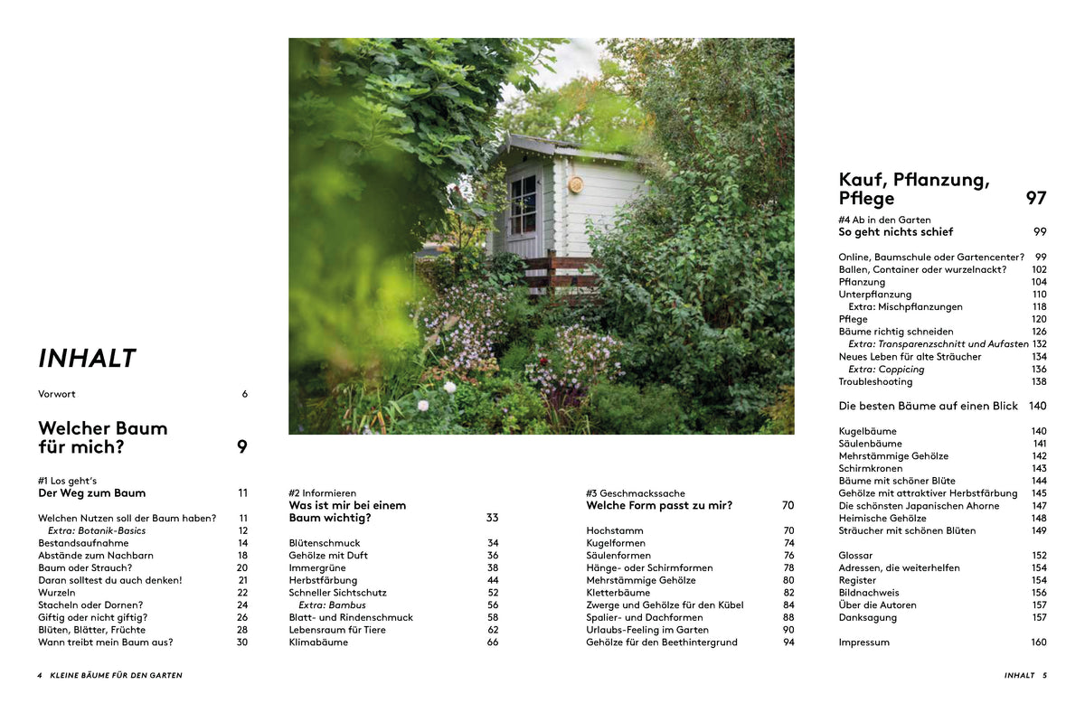Kleine Bäume für den Garten. – Innenseite 2