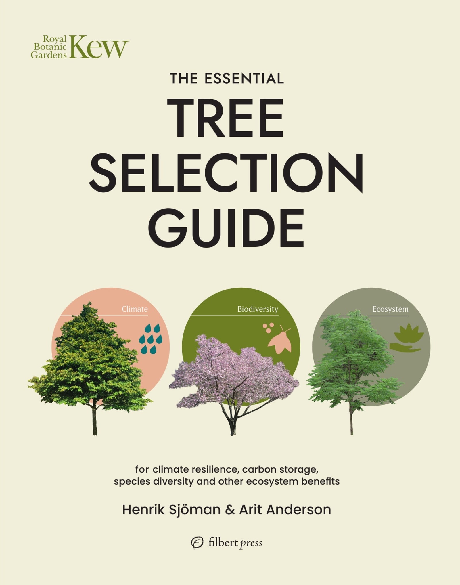 The Essential Tree Selection Guide – Buchcover, Henrik Sjöman und Arit Anderson, Royal Botanic Gardens Kew