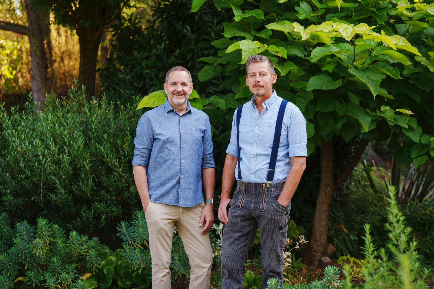 Folko Kullmann (links) und Peter Janke (rechts), Gründer von PLANTVS