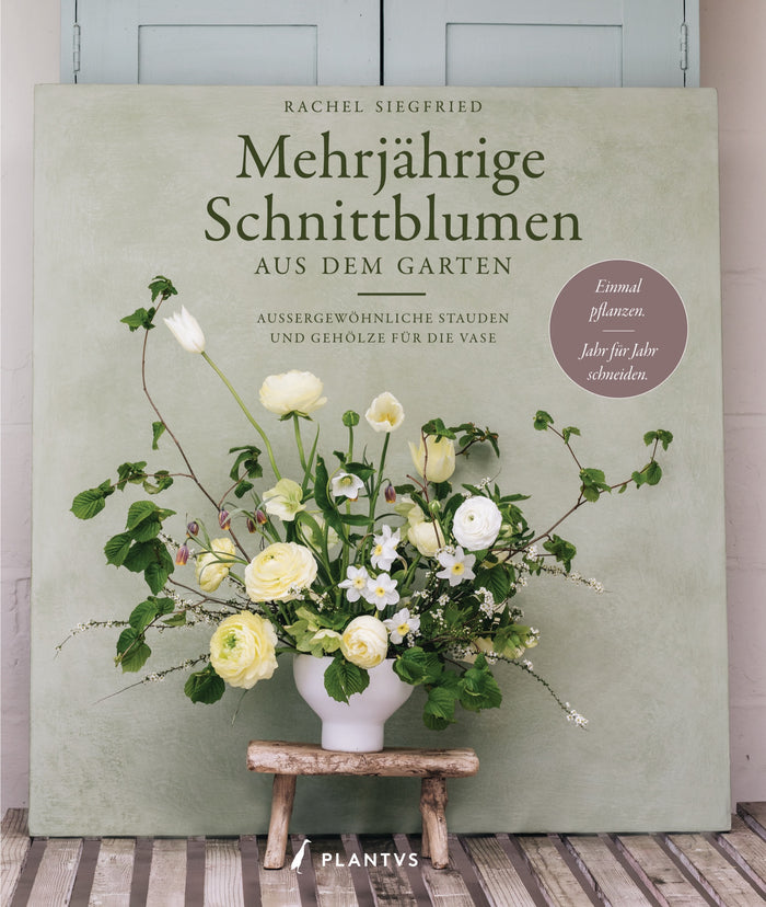 Buchcover „Mehrjährige Schnittblumen aus dem Garten" (PLANTVS)