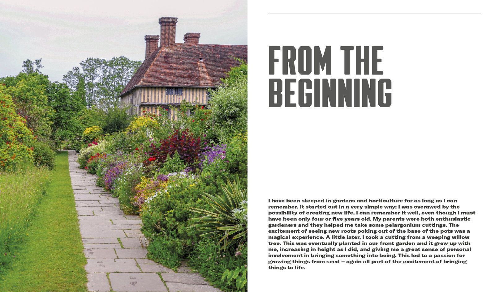 Doppelseite: Kapitelauftakt ‚From the Beginning‘ – Naturalistic Planting Design, S. 22–23