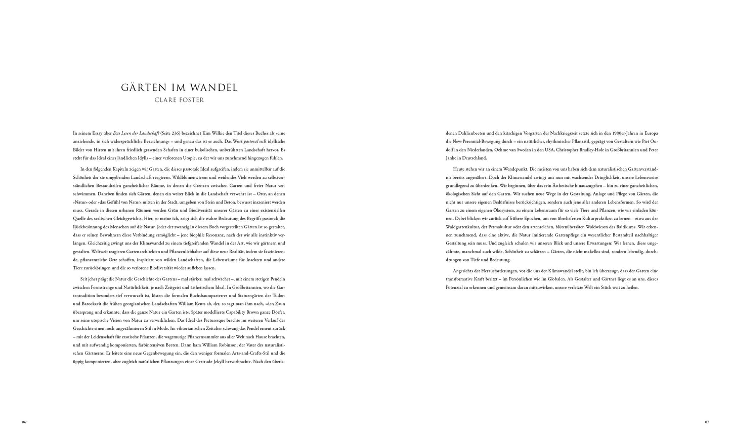 Pastorale Gärten – wo Natur auf Gartenkunst trifft.